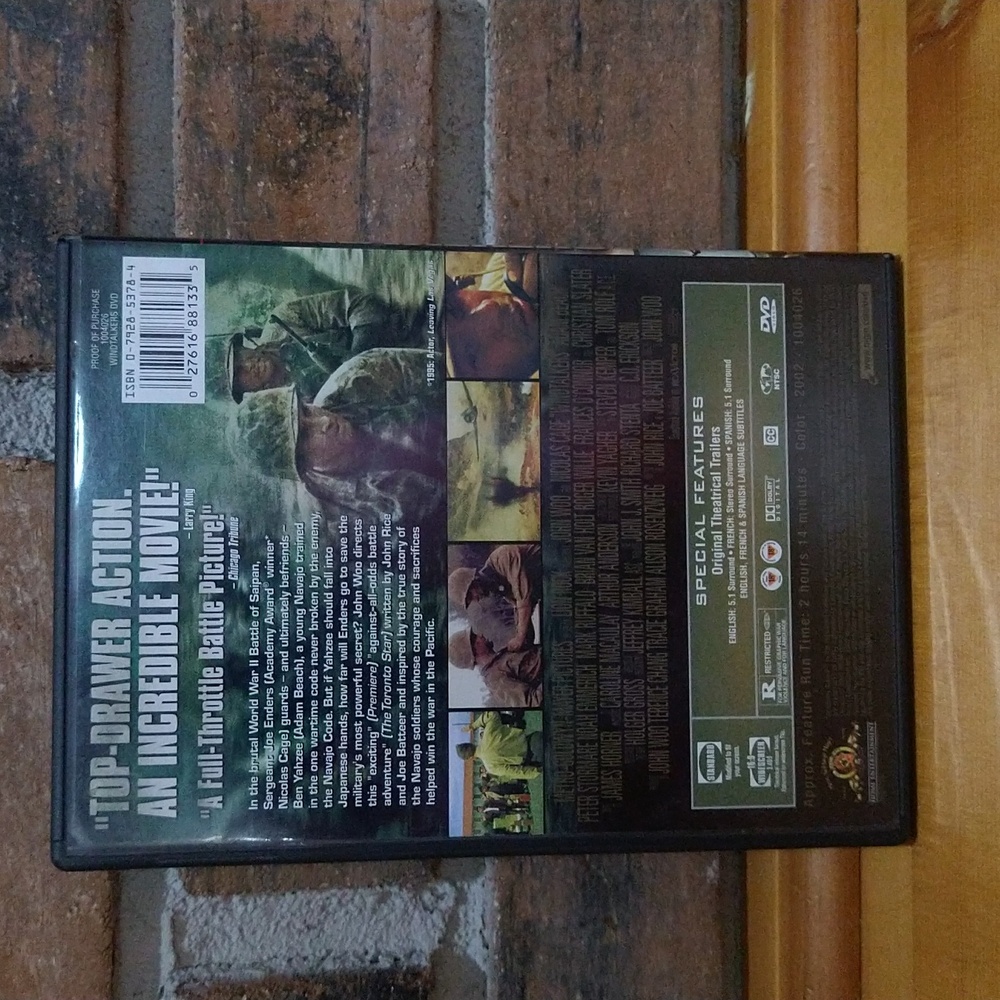 Windtalkers 2002 War/Action DVD - Picture 2 of 5